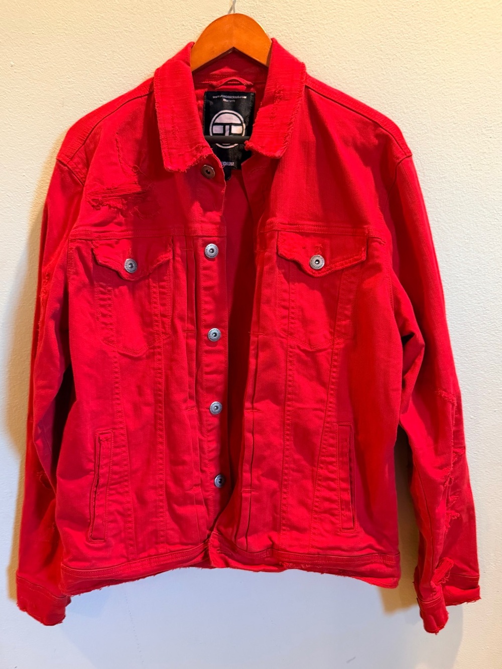 Jordan Craig Distress Trucker Jacket for Men